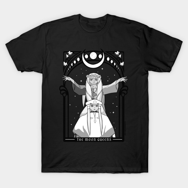 Moon Queen Dianna B&W T-Shirt by Gundam Otaku Shop